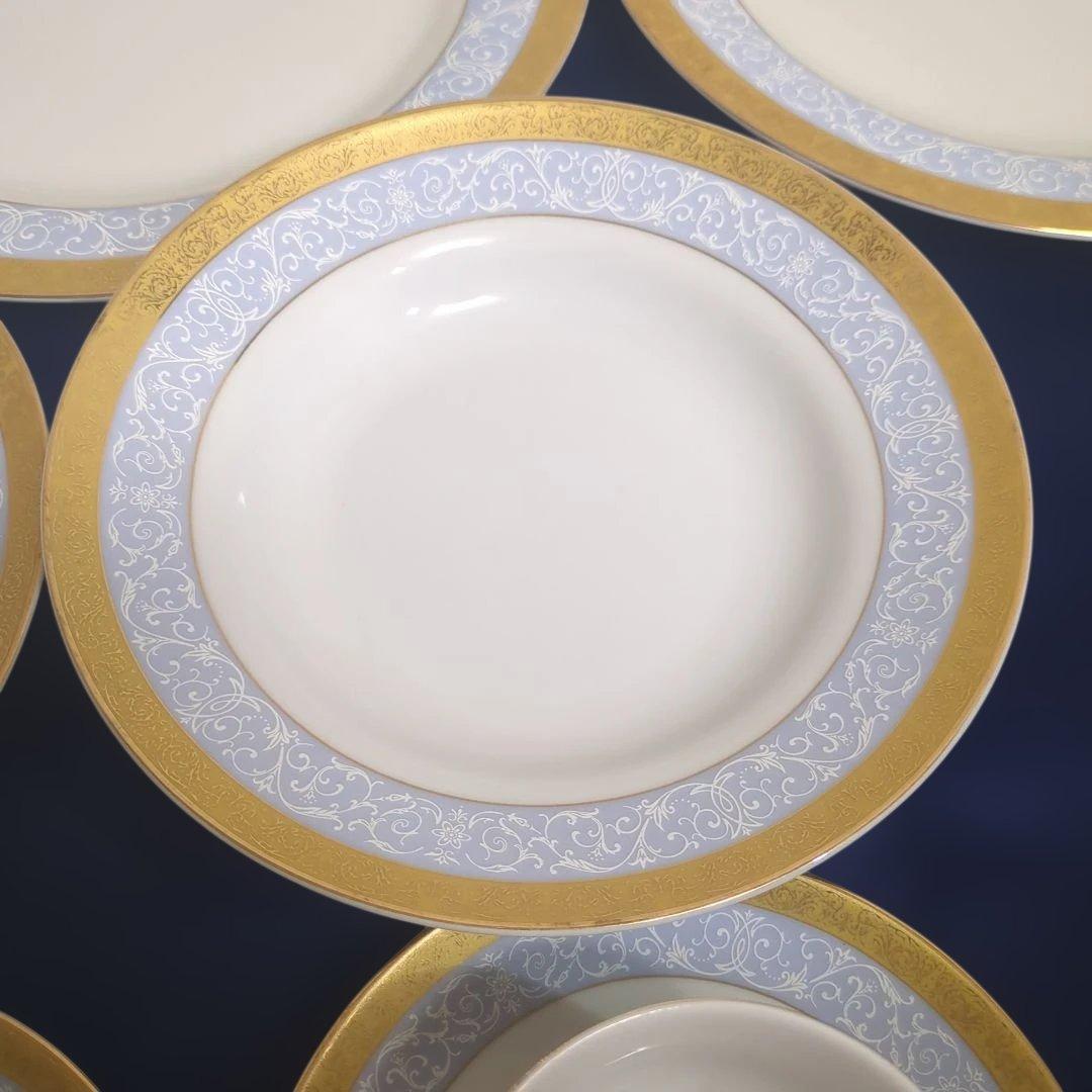Noritake 食器セット ゴールドブルー装飾 セット16点