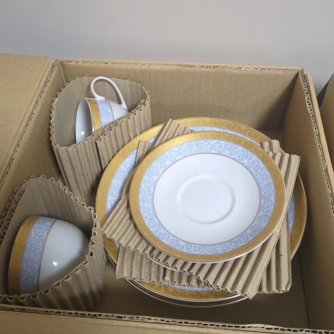 Noritake 食器セット ゴールドブルー装飾 セット16点