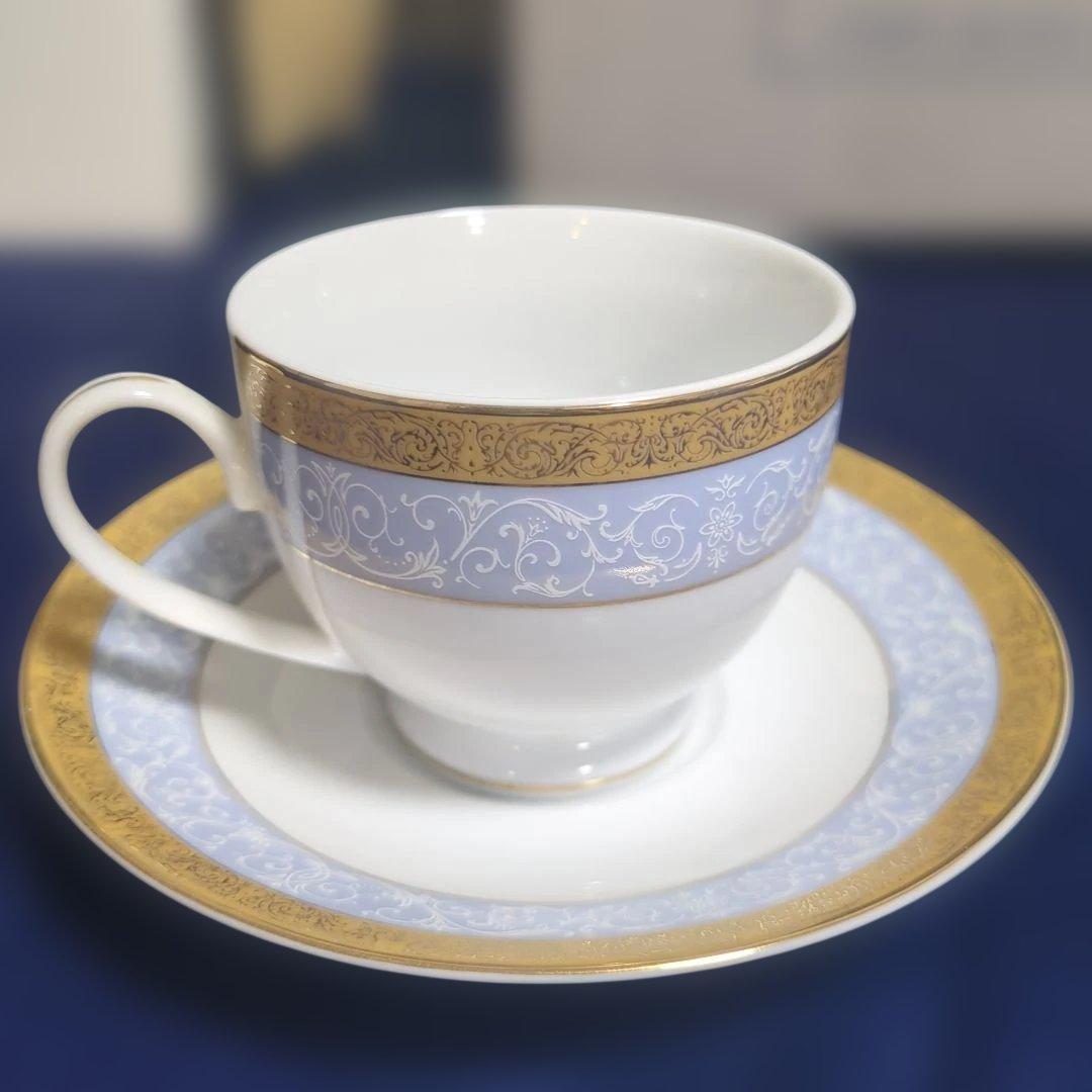Noritake 食器セット ゴールドブルー装飾 セット16点