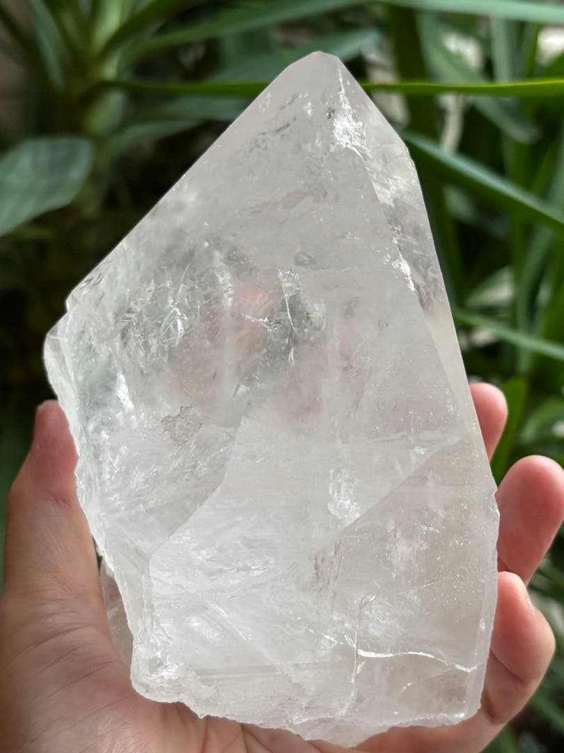 インド　マニハール水晶ポイント　1492g ヒマラヤ水晶　美しい　天然石