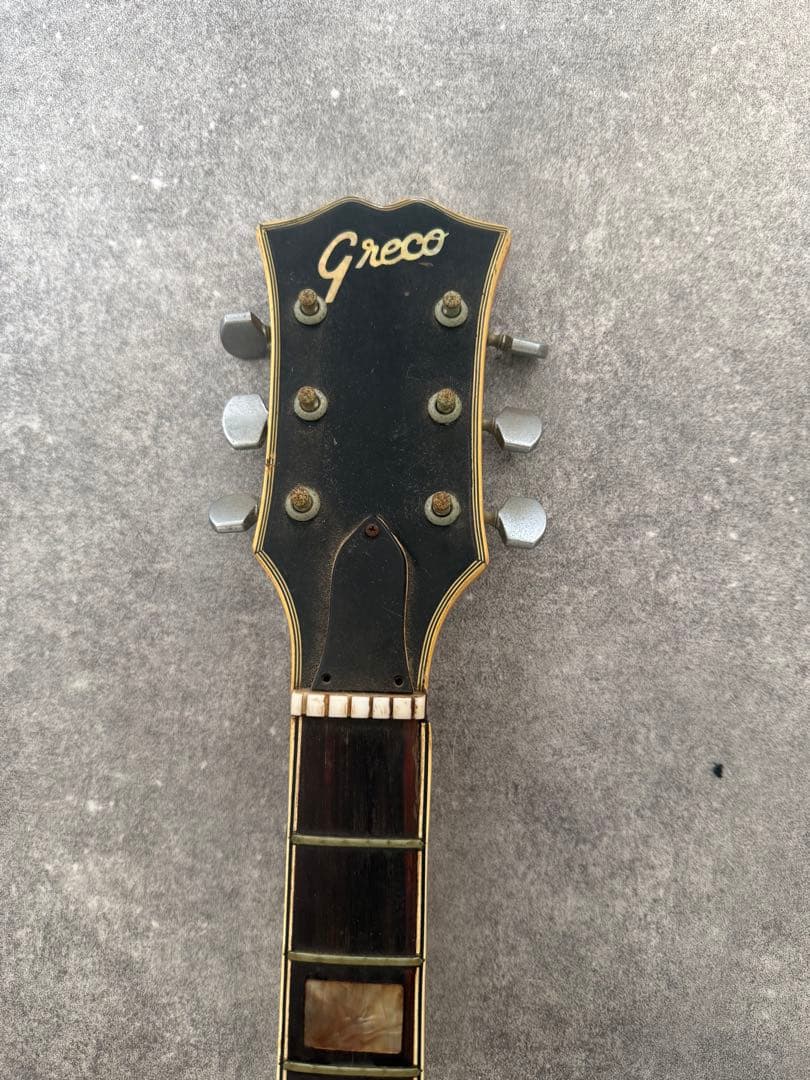 あ*う様 Greco エレクトリックギター ナチュラルウッド　ジャンクかもです