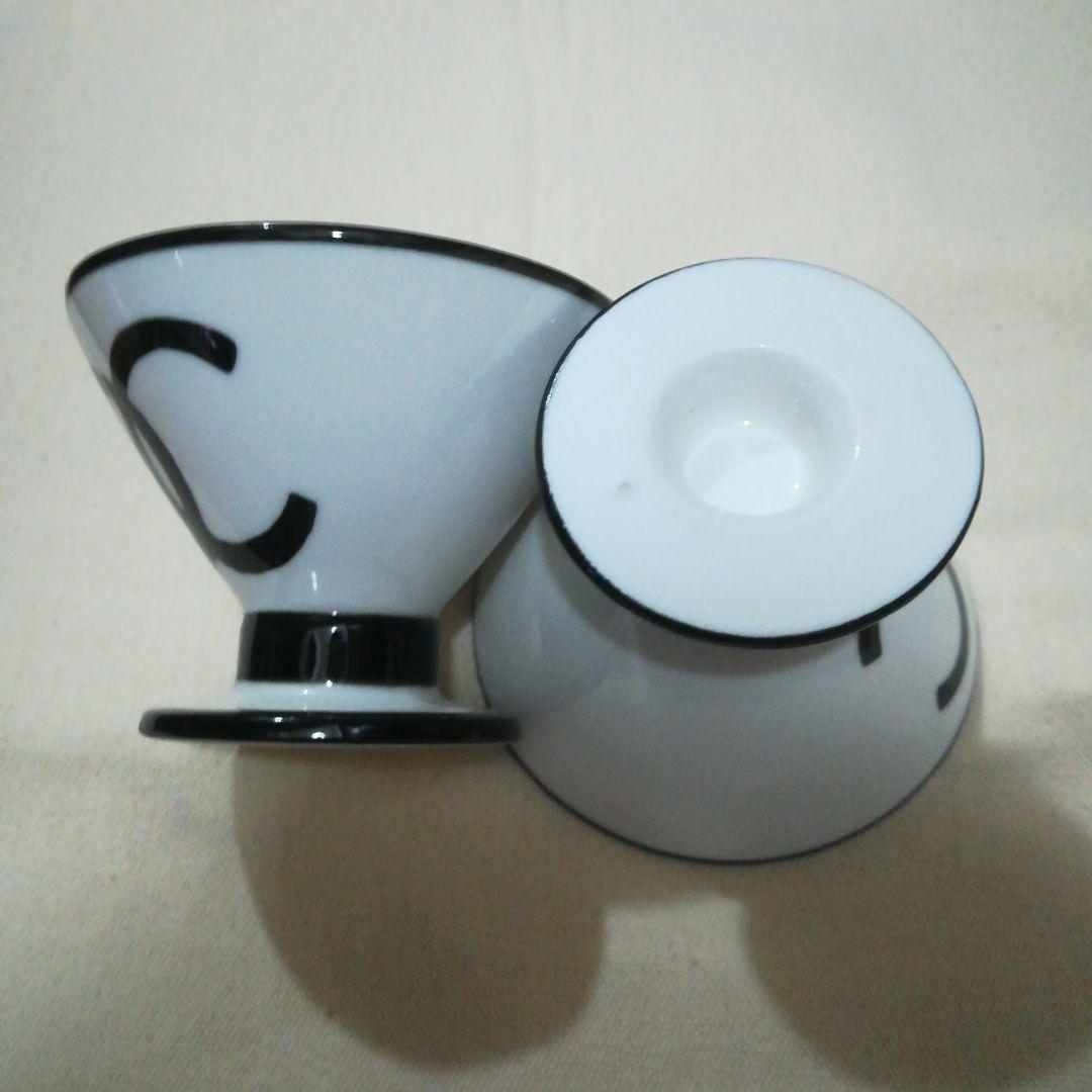デザートカップ 3個セット 白黒