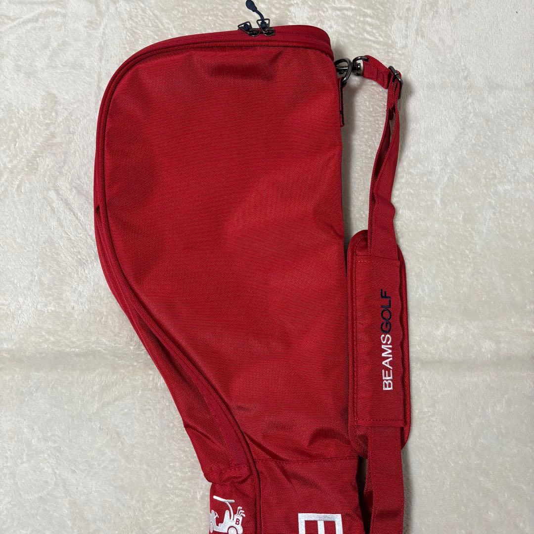 美品 BEAMS GOLF / クラブケース　赤