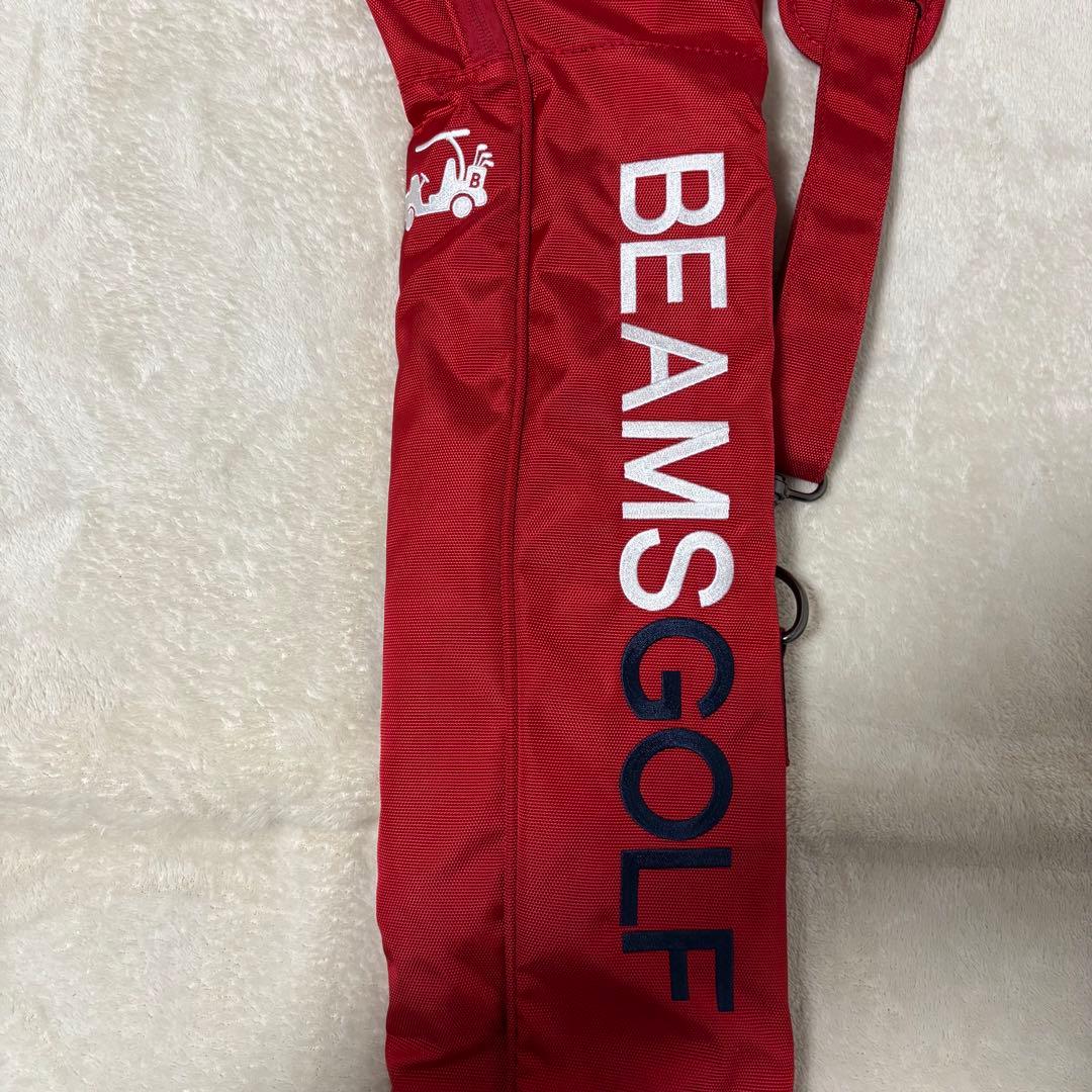 美品 BEAMS GOLF / クラブケース　赤