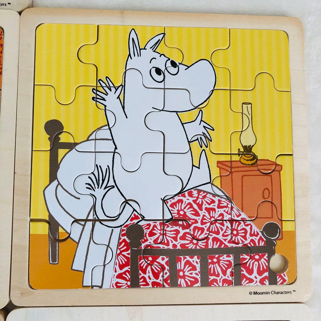 ムーミン moomin木製パズル 北欧 フィンランド 7個希少