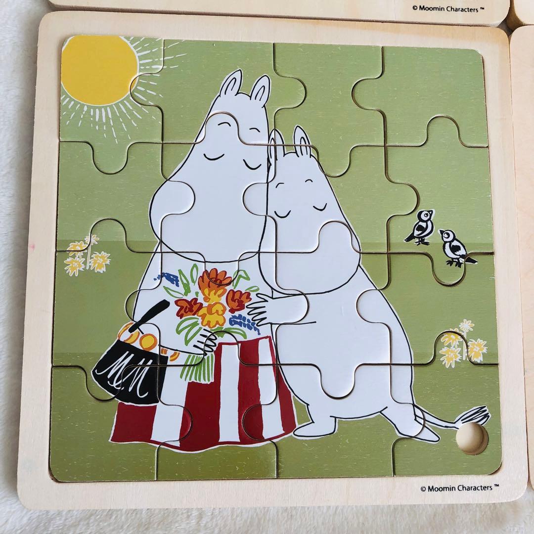 ムーミン moomin木製パズル 北欧 フィンランド 7個希少
