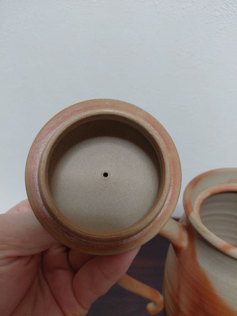 備前焼 木村陶峰 水注 ティーポット 急須 茶道具
