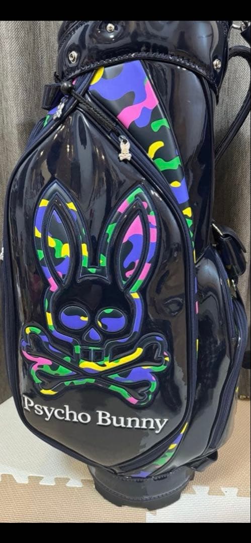 [美品・希少]Psycho Bunny ゴルフバッグ・キャディバッグ