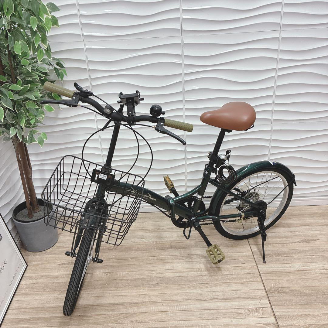 ◇大阪府 神戸市 配達料無料！◇THREE STONE◇折り畳み自転車20インチ