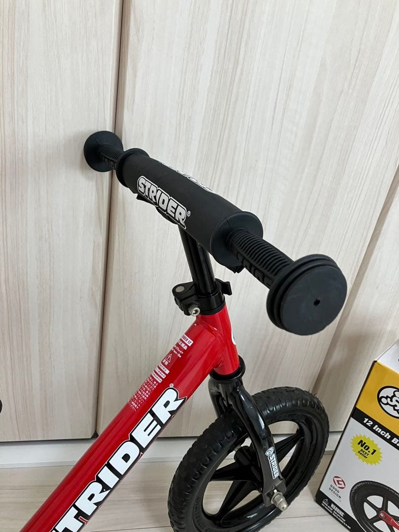 STRIDER バランスバイク SPORT レッド ストライダー　箱、説明書あり