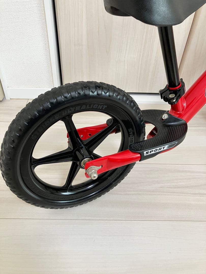 STRIDER バランスバイク SPORT レッド ストライダー　箱、説明書あり