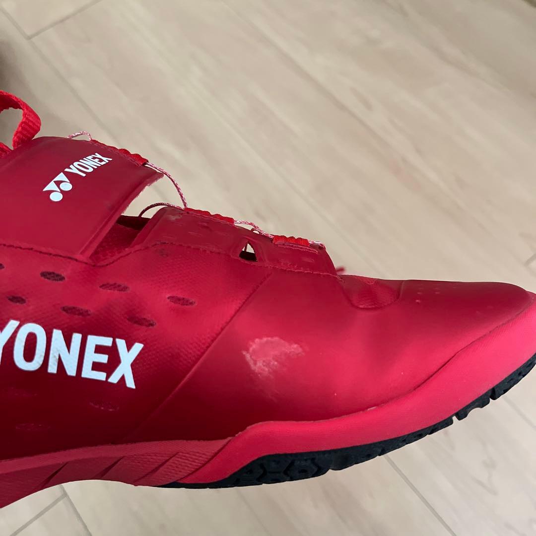 YONEX バドミントンシューズ レッド