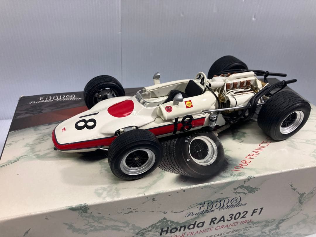 【美品・希少】エブロ 1/20 ホンダ RA302 F1 1968 フランスGP
