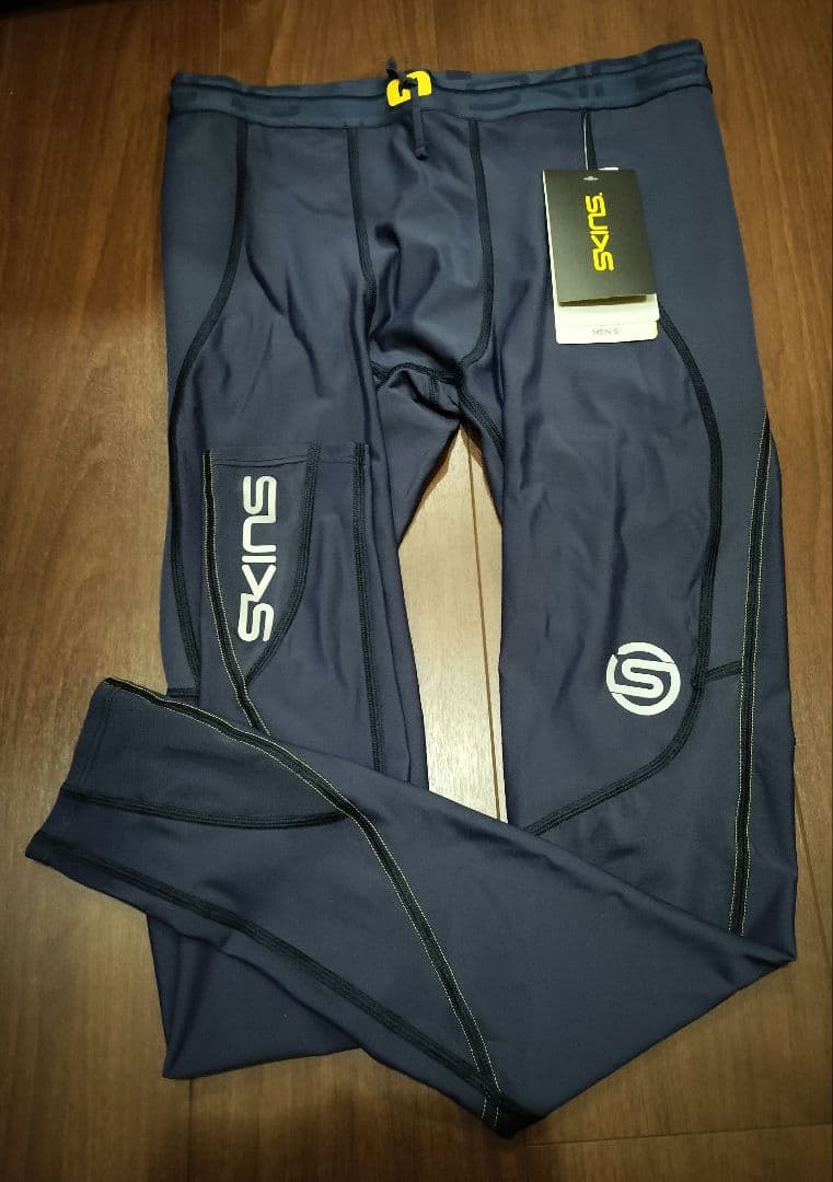SKINS 3 SERIES メンズ タイツ ネイビー XL
