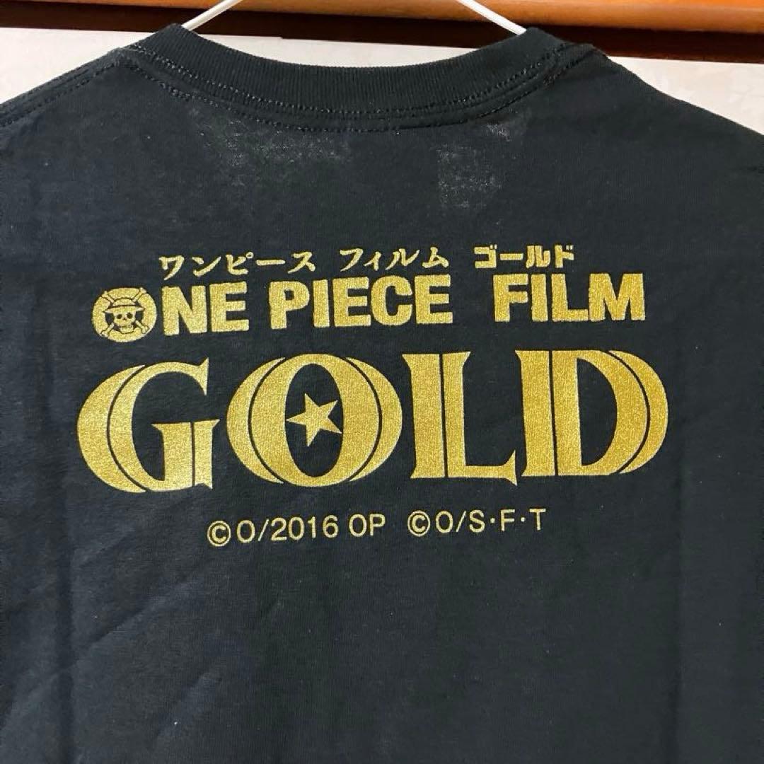 【S】ONE PIECE Tシャツ 半袖　黒 ワンピース　黄金遊園地　アニメ