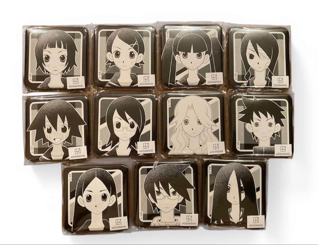 さよなら絶望先生 アクリルキーホルダー 缶バッチセット