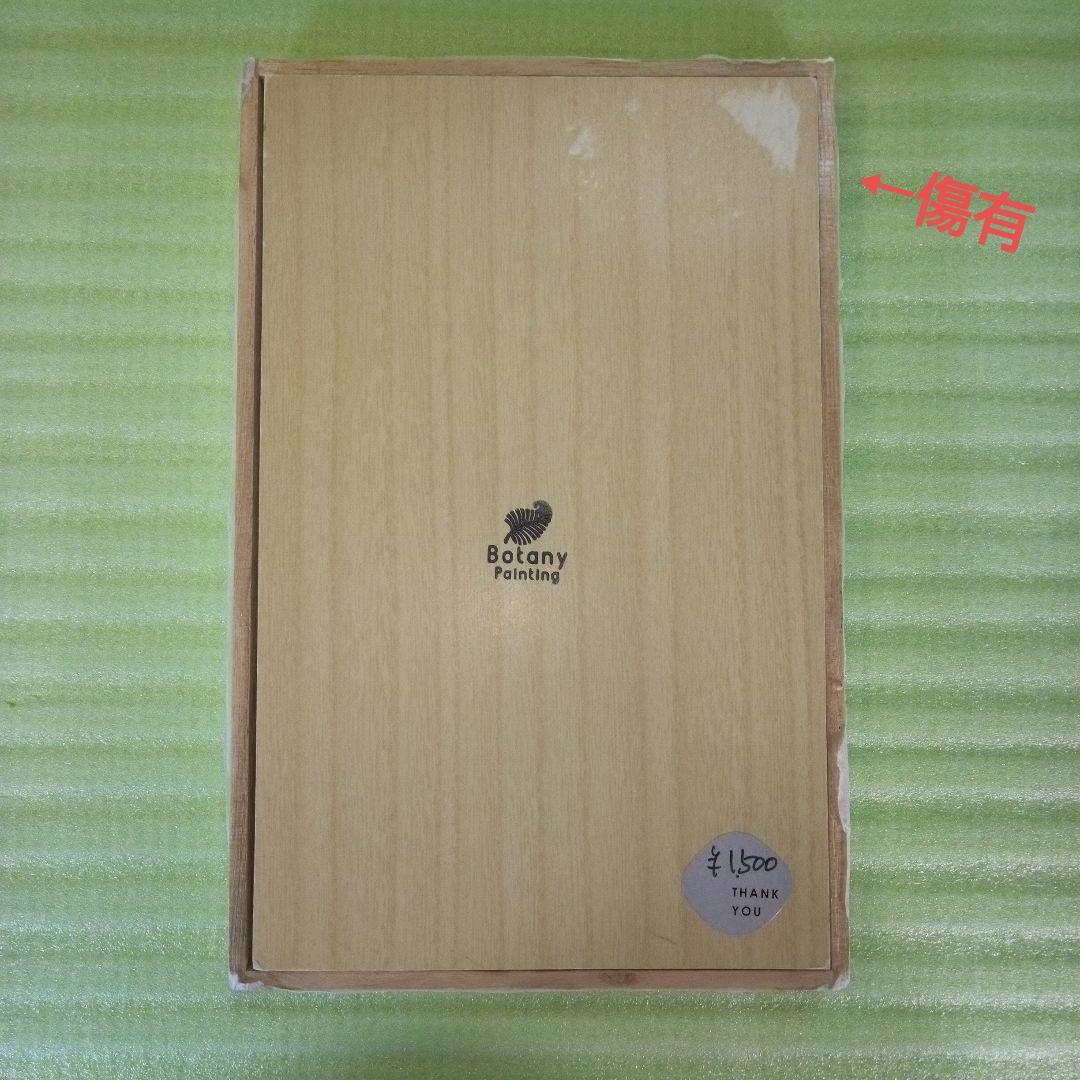 Botany painting　ボタニーペインティング　木製小物入れ　木箱　2個