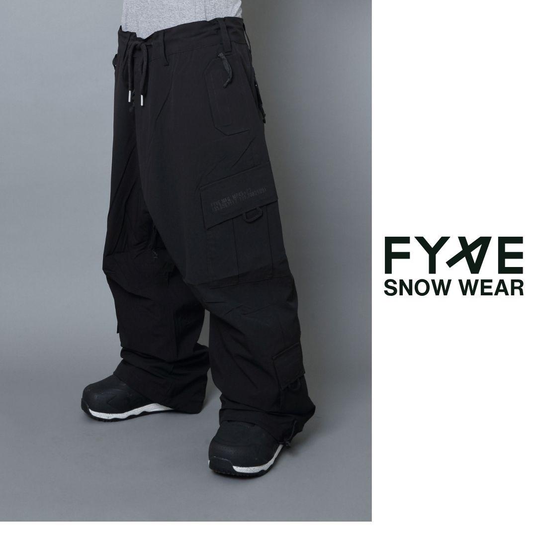 Fyve ファイブ スノーボードウェア フーディ パンツ L 新品 BK