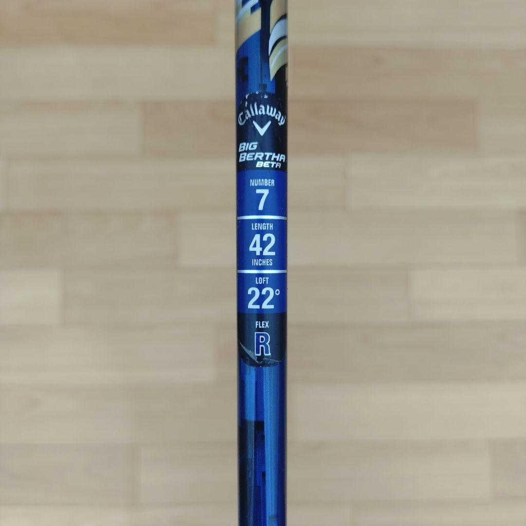 キャロウェイフェアウェイウッド　ビッグバーサ　アルファ　7W　22度