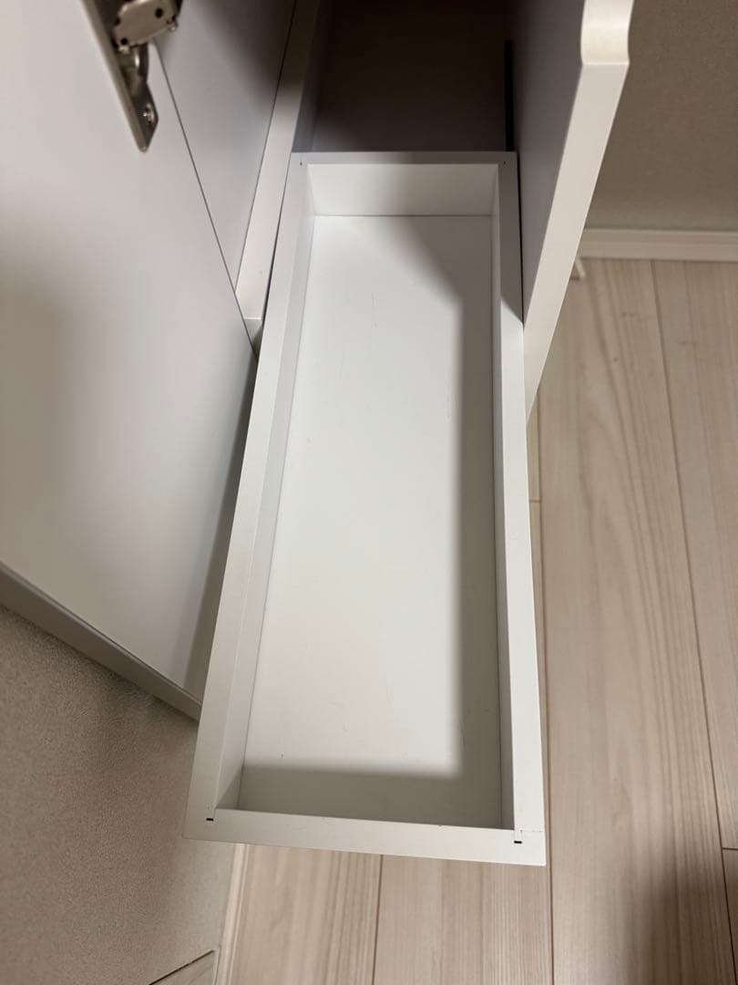 【美品】ACTUS piatto ドレッサー ホワイト 95cm 送料込