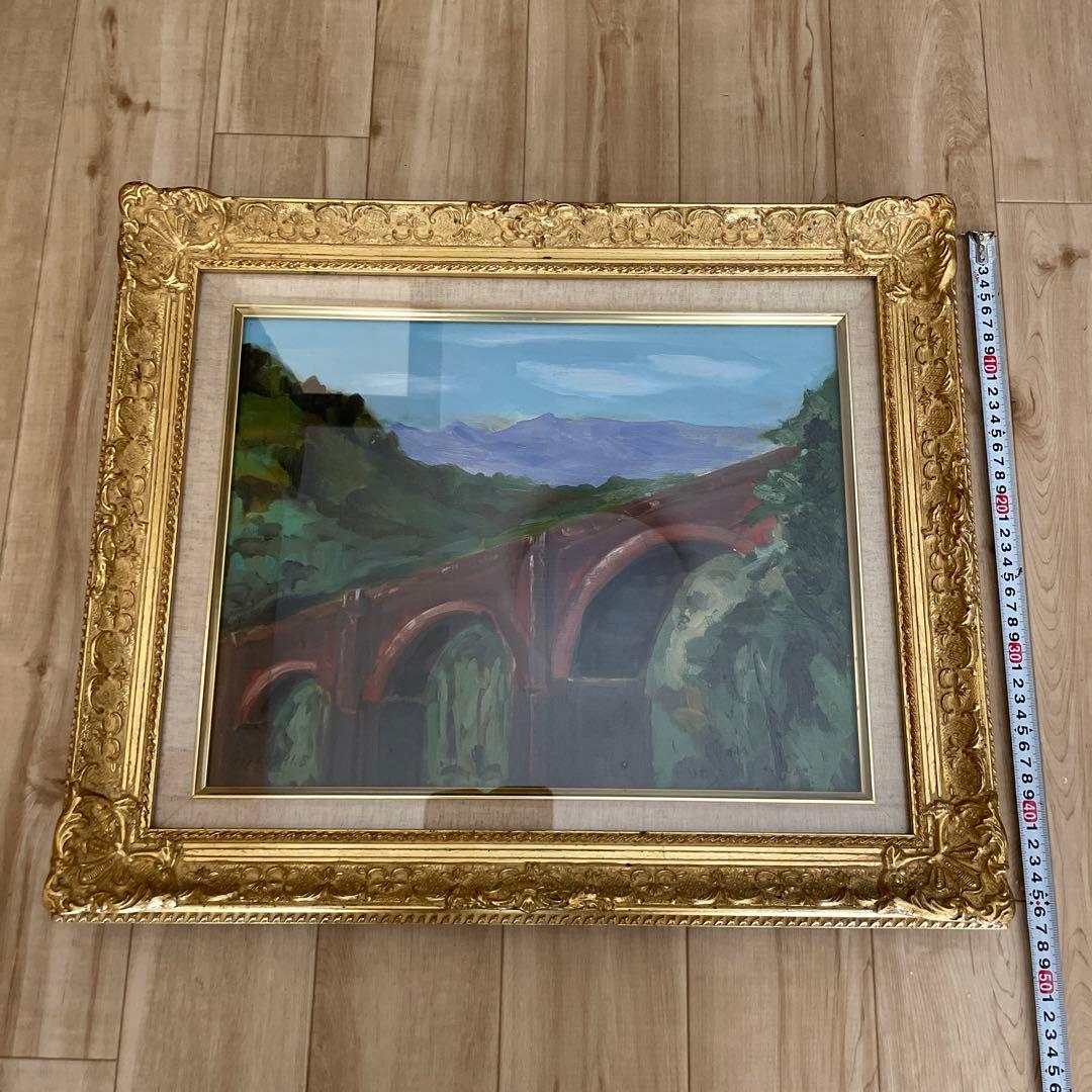 群馬めがね橋　絵画