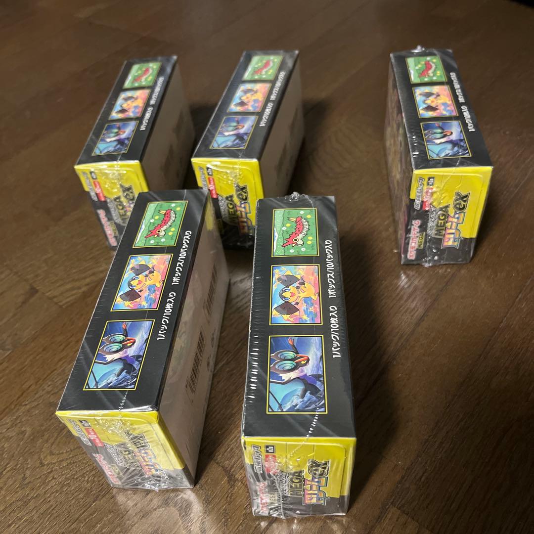 ポケモンカードゲーム メガドリームex 新品未使用シュリンク付　5BOX