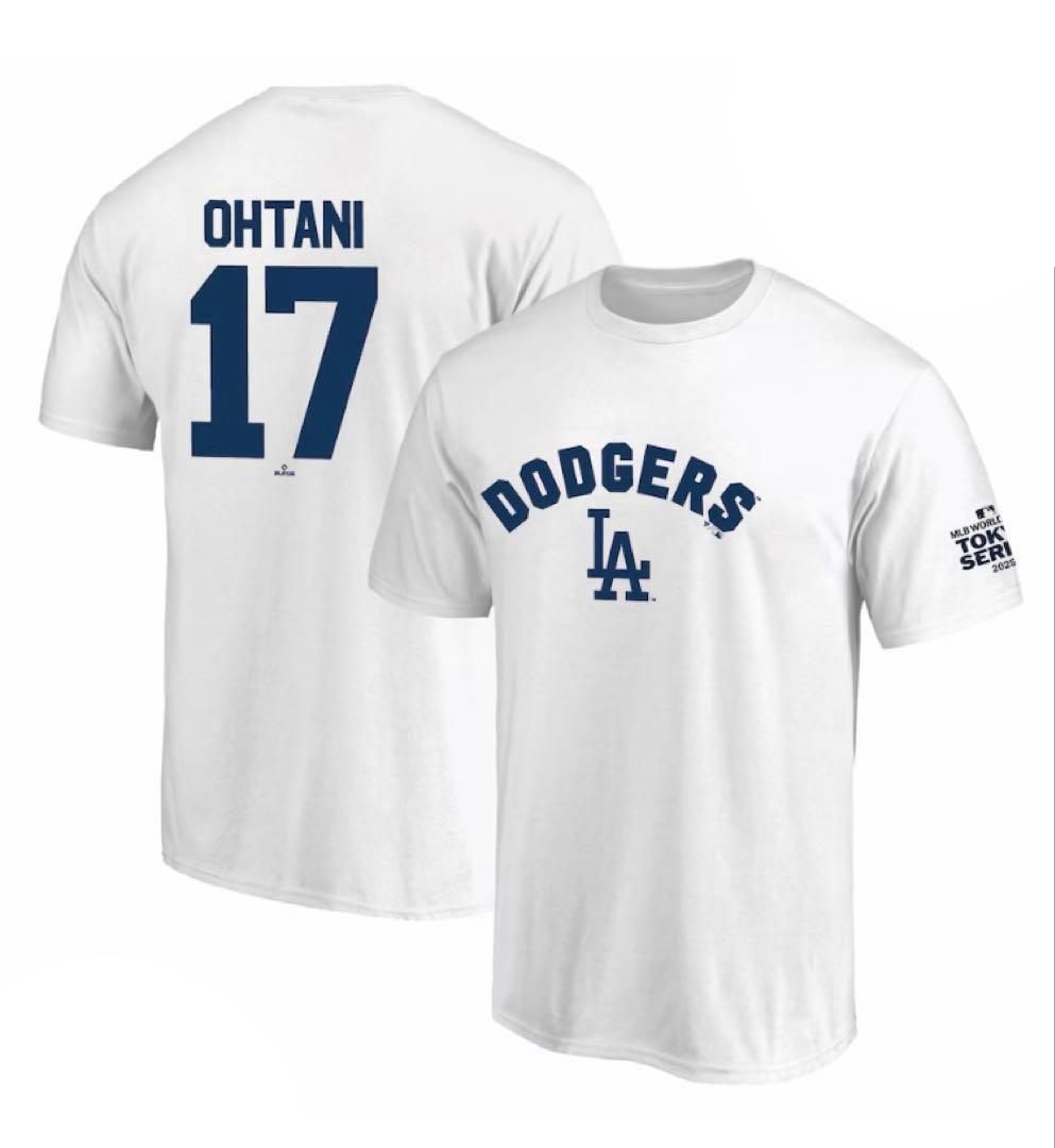 ドジャース 大谷翔平 Tシャツ ホワイト／M TOKYO SERIES 開幕戦