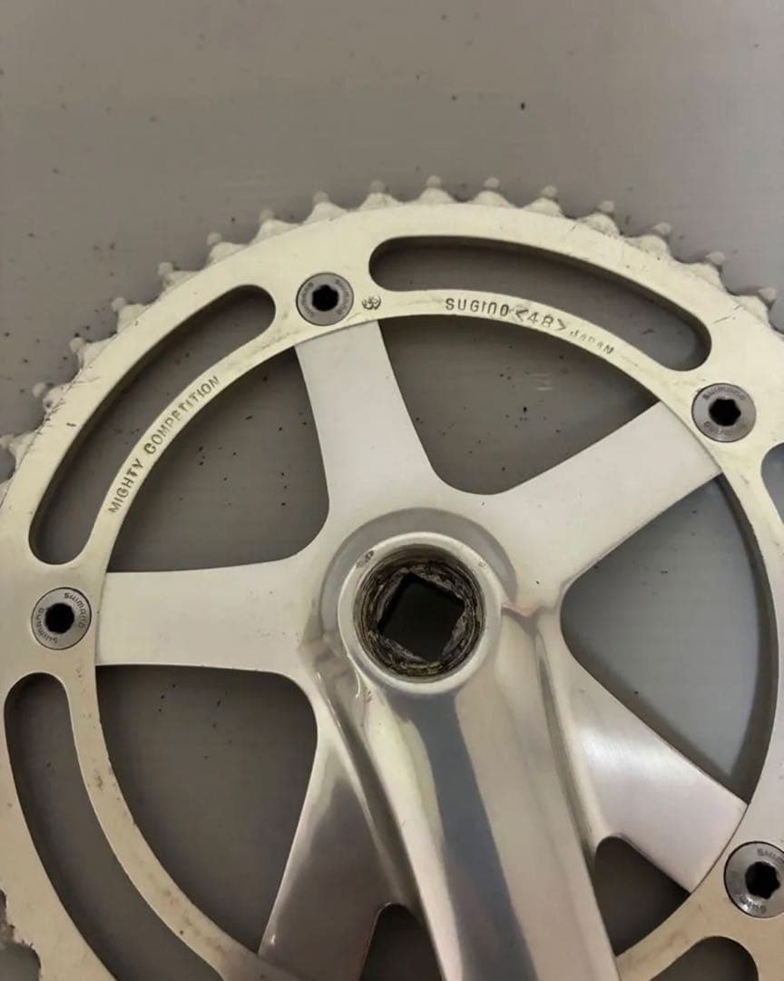 クランクシマノDURA-ACE FC7600 165 （NJS）ギア　スギノ