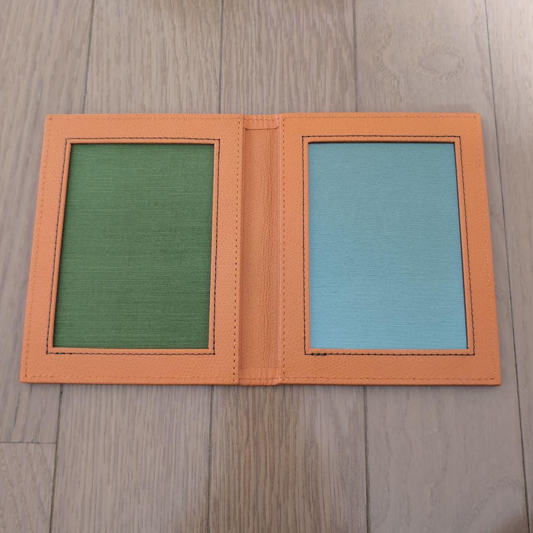 COLOR CHART(オレンジレザー二つ折りケース)