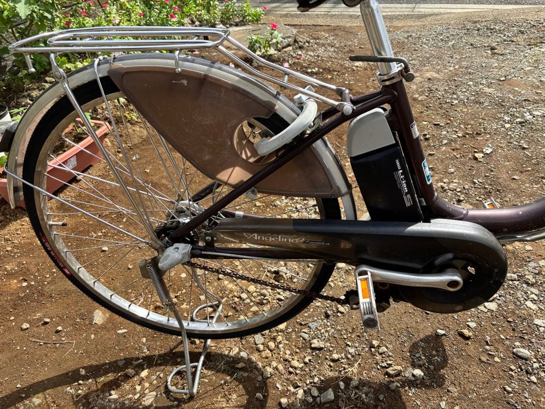 電動アシスト自転車 。 充電器、バッテリー1個付きです。引き取り限定お買得品