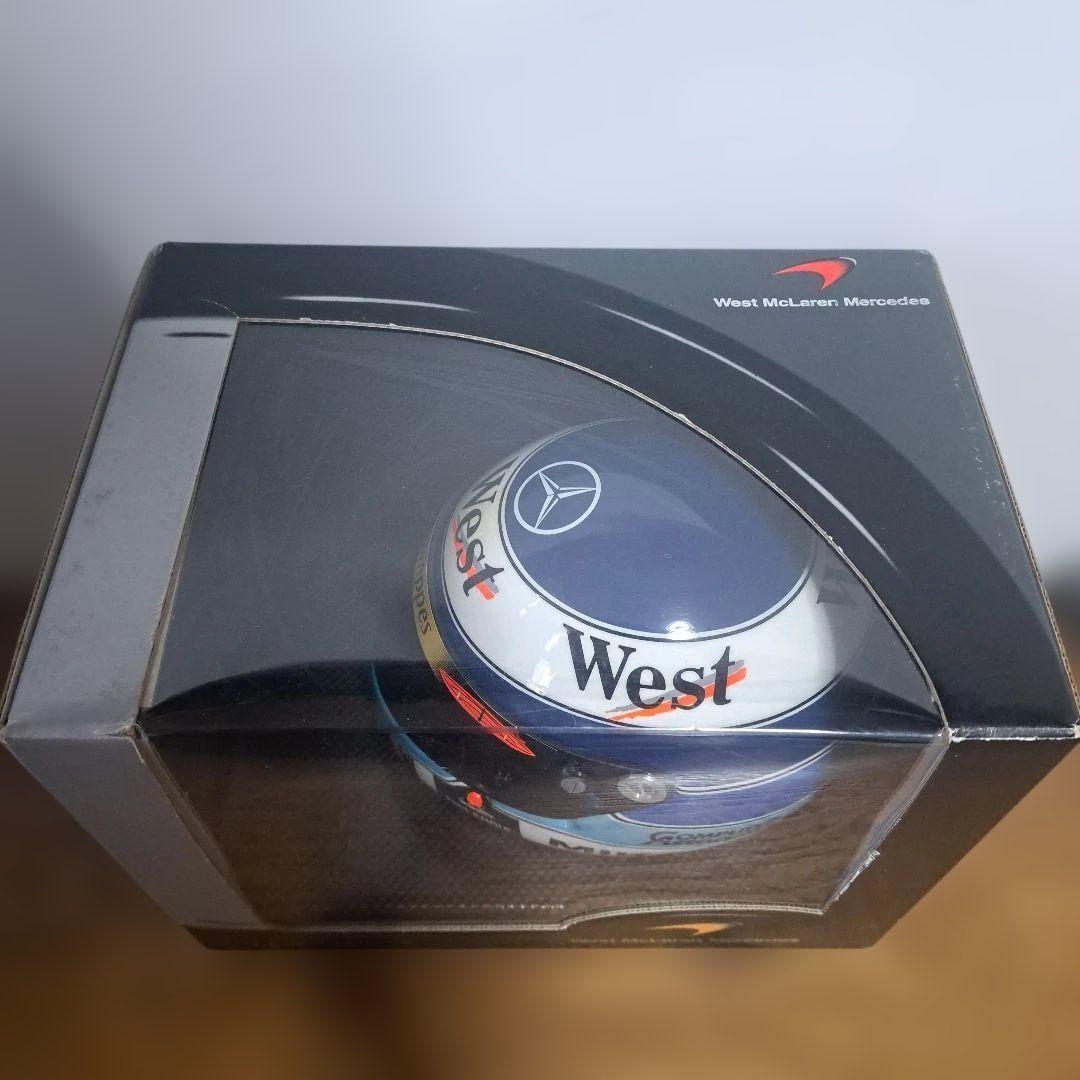 ミカ ハッキネン レプリカヘルメット1/2 westマクラーレンメルセデス