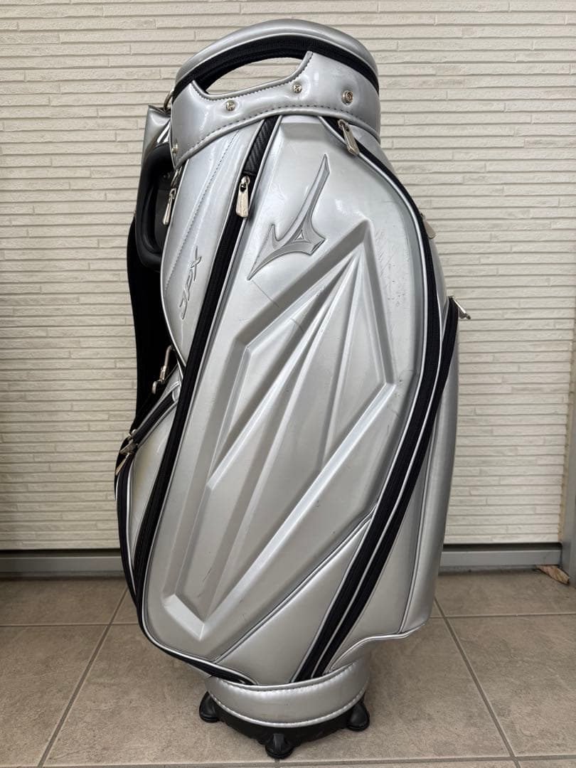 ミズノ　キャディバッグ JPX シルバー