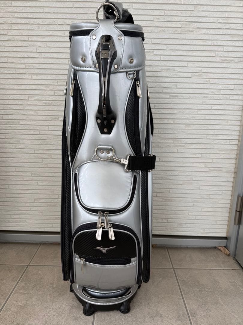 ミズノ　キャディバッグ JPX シルバー