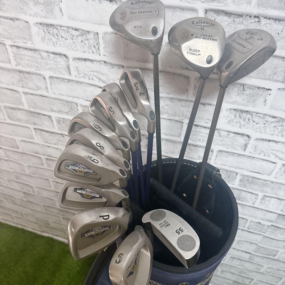 Callaway GREAT BIG BERTHA メンズ　ゴルフ　13本セット