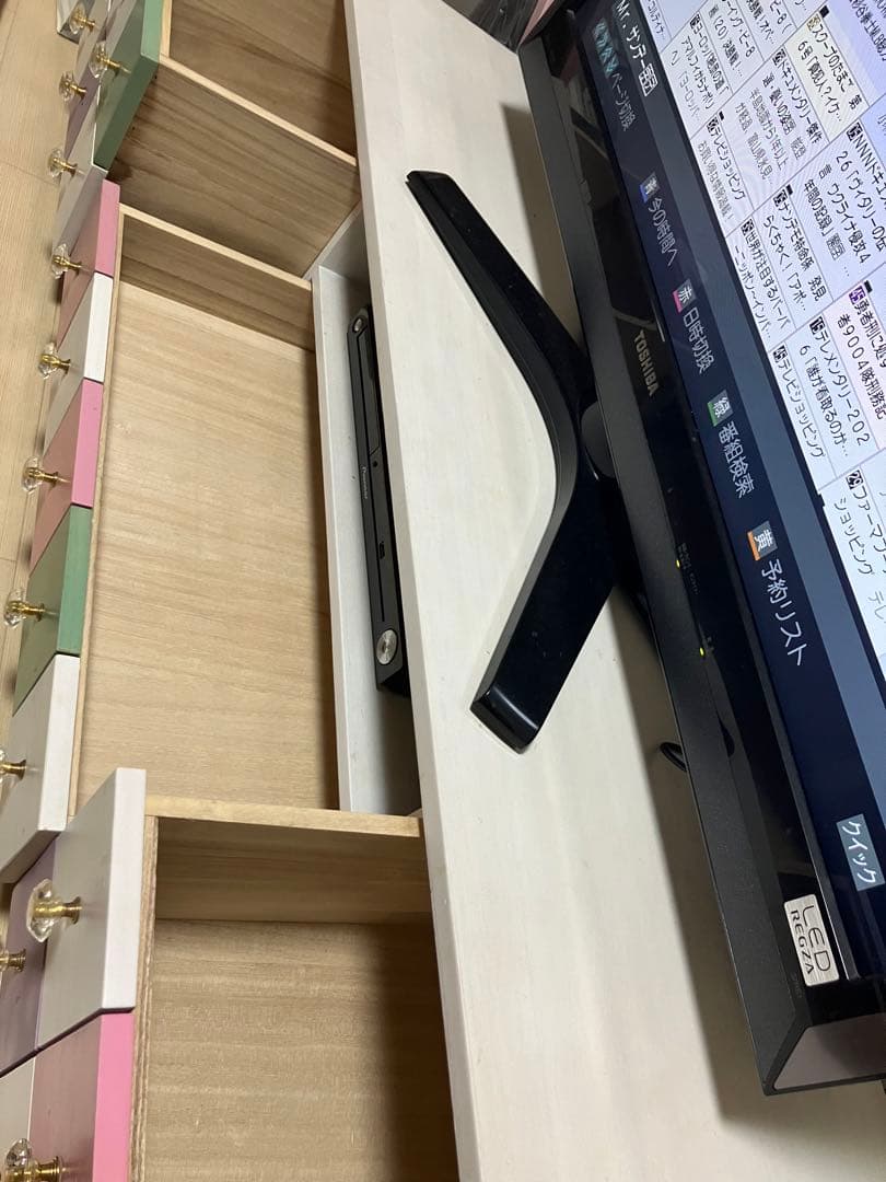 数日で処分します！ローボード　サイドボード　テレビ台　パステルカラー