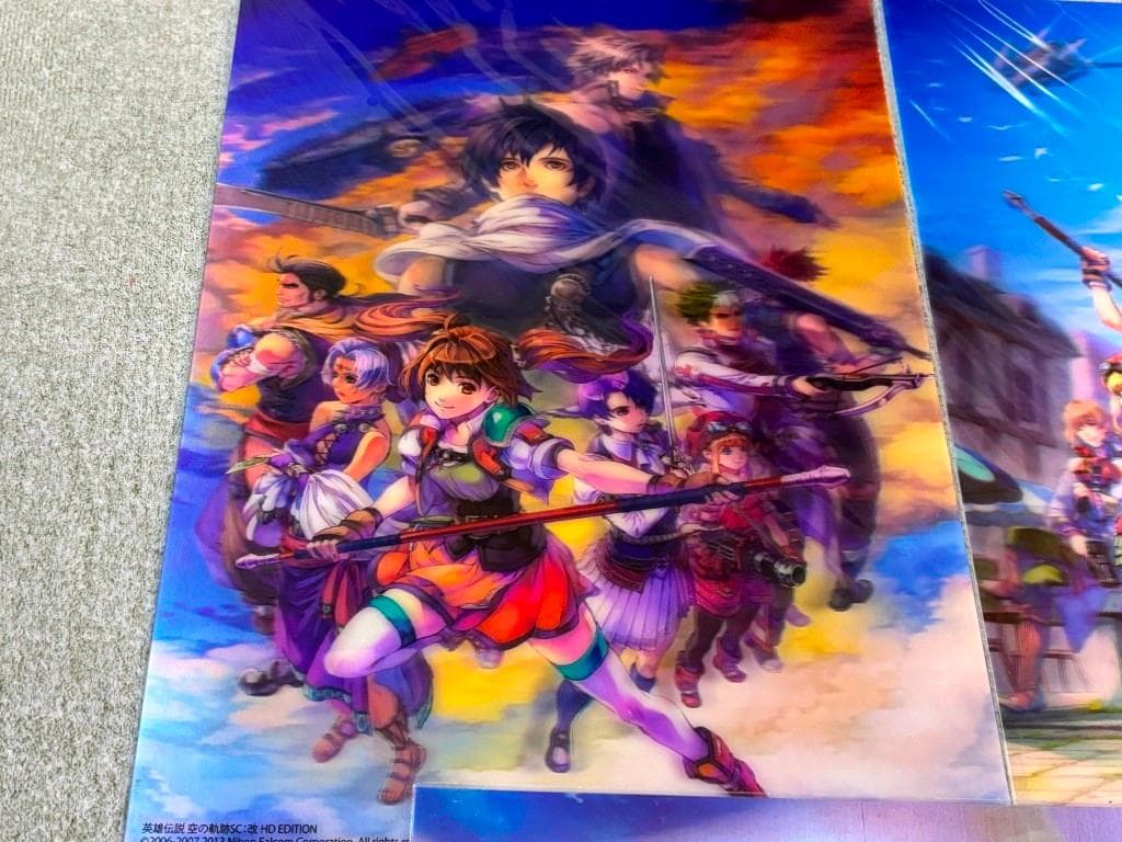 送料無料　空の軌跡 3Dポスター3枚セット