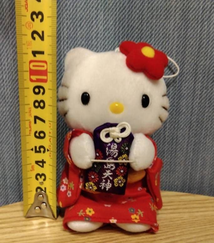 激レア！レトロ☆ハローキティ☆神社限定☆和服 着物 お守り ぬいぐるみ