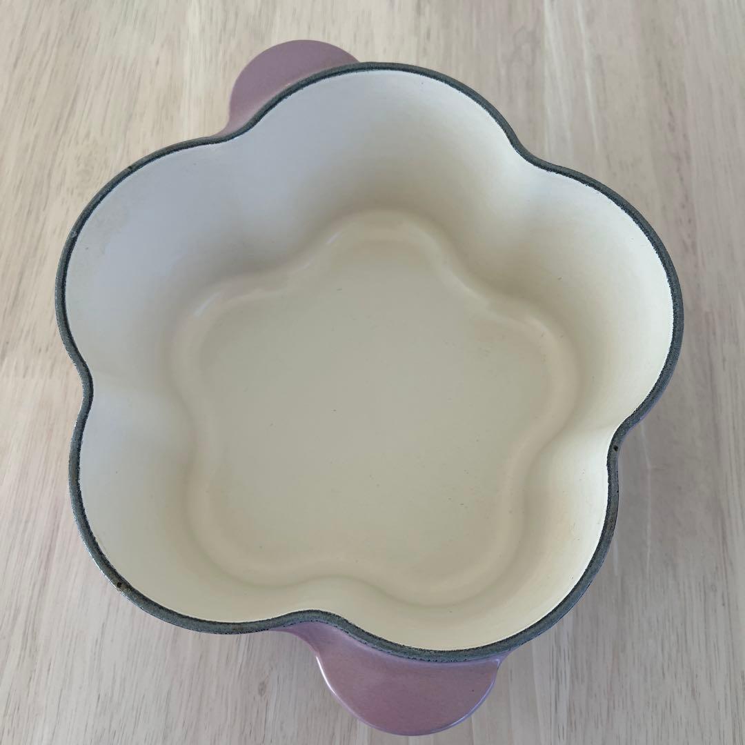 LE CREUSET 花形鍋 ピンク小型