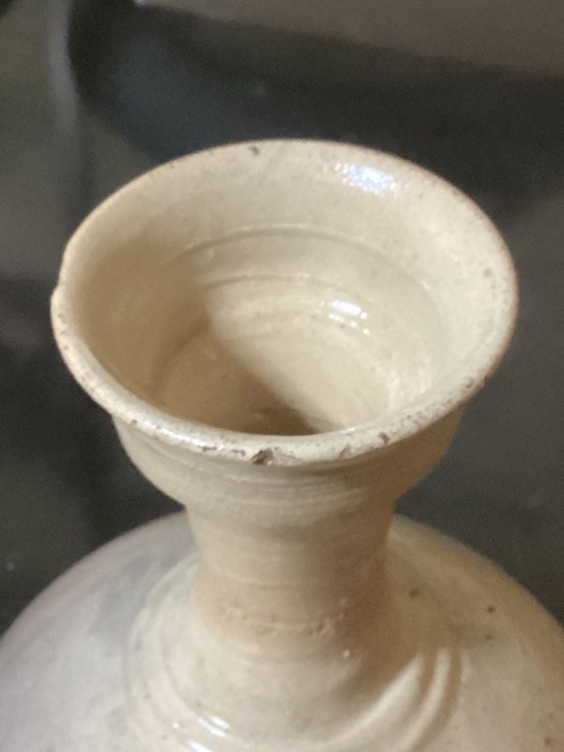 骨董古美術　李朝時代　コレクション時代物酒器　花器　花入　高さ約22cm