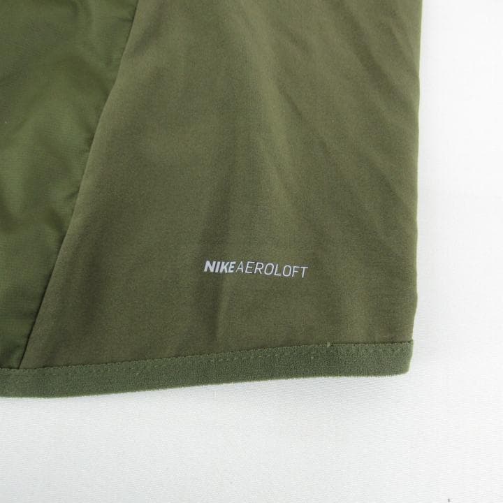 NIKE ナイキ エアロロフト ダウンべスト Mサイズ カーキ