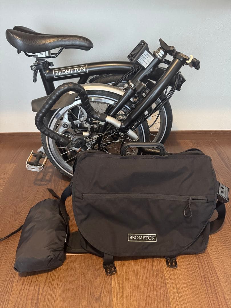 BROMPTON 廃盤Pハンドルブラック バッグ付き