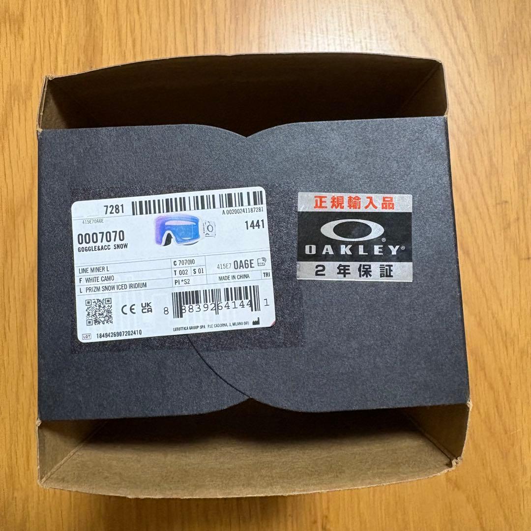 OAKLEY Line Miner L ゴーグル スノーボード　スキー