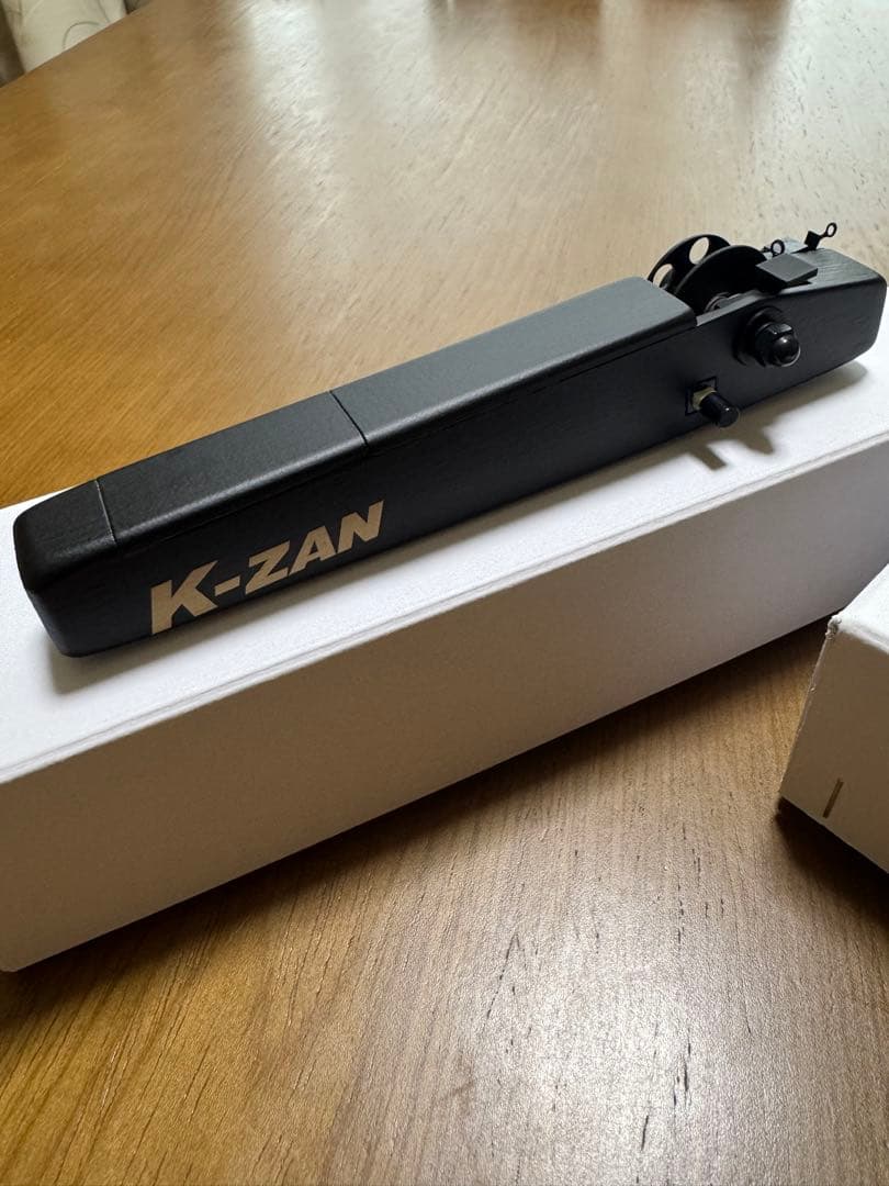K-ZAN ワカサギリール 2個セット　マッドブラック　ゴールドロゴ