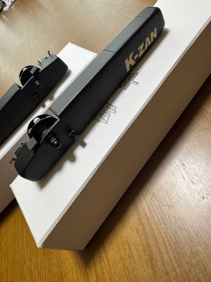 K-ZAN ワカサギリール 2個セット　マッドブラック　ゴールドロゴ
