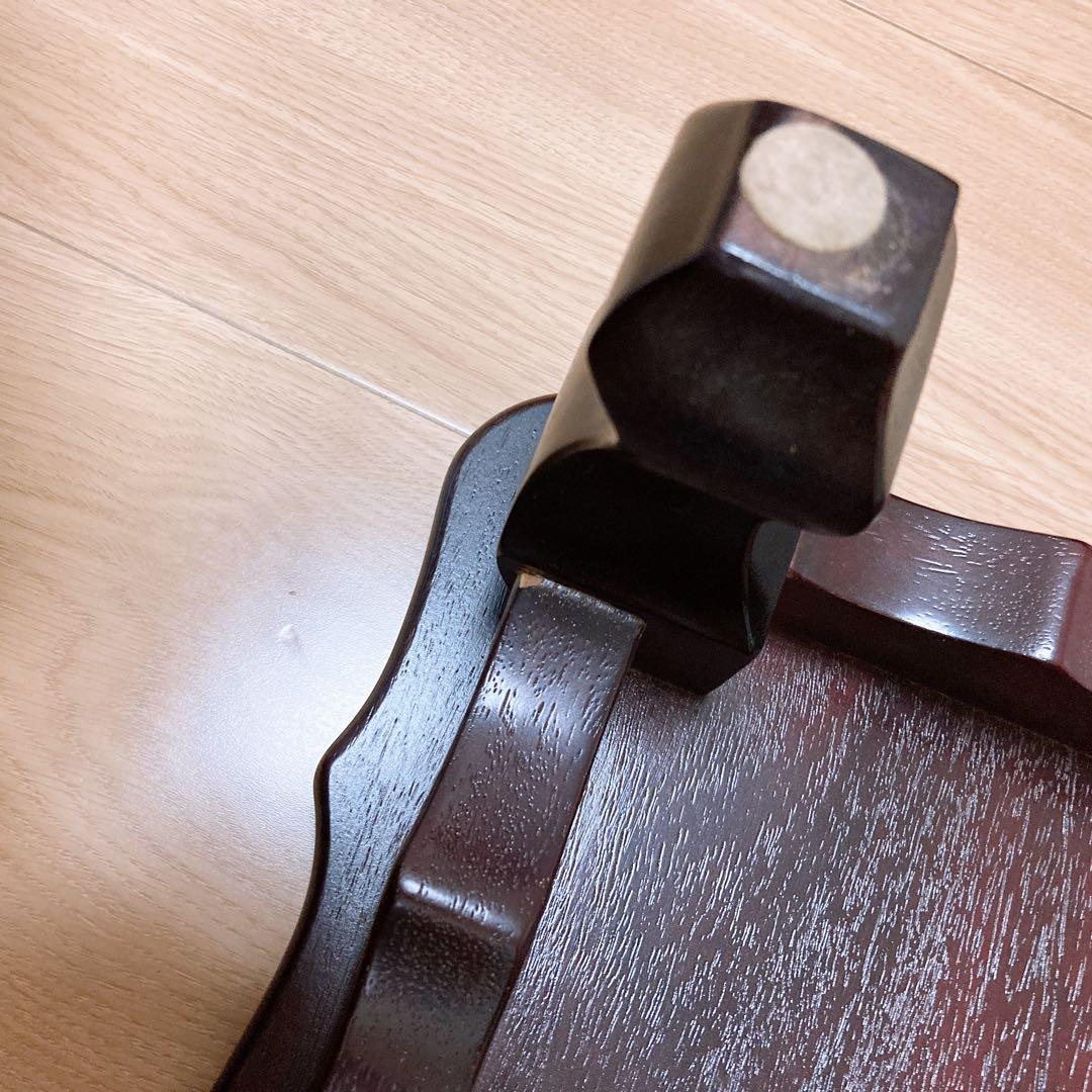 カリモク　花台　K6075 レトロ　昭和　アンティーク