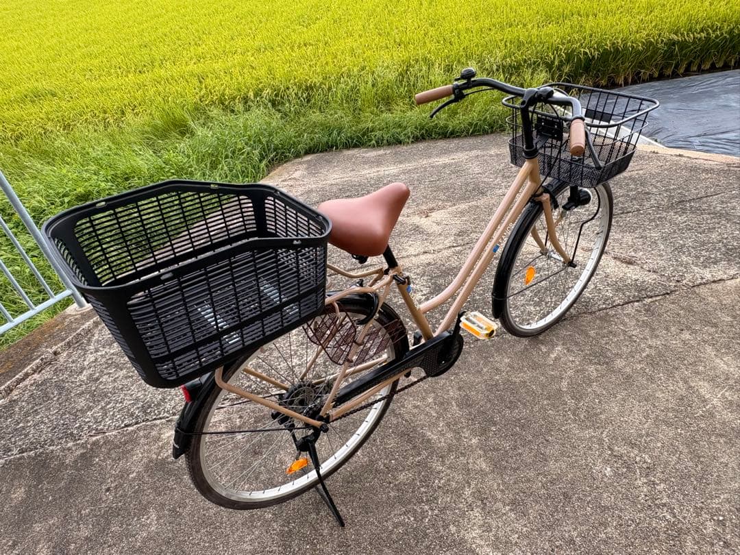 ツインバスケット・お買い物仕様ママチャリ(26㌅)近隣配達します！お引き取りOK