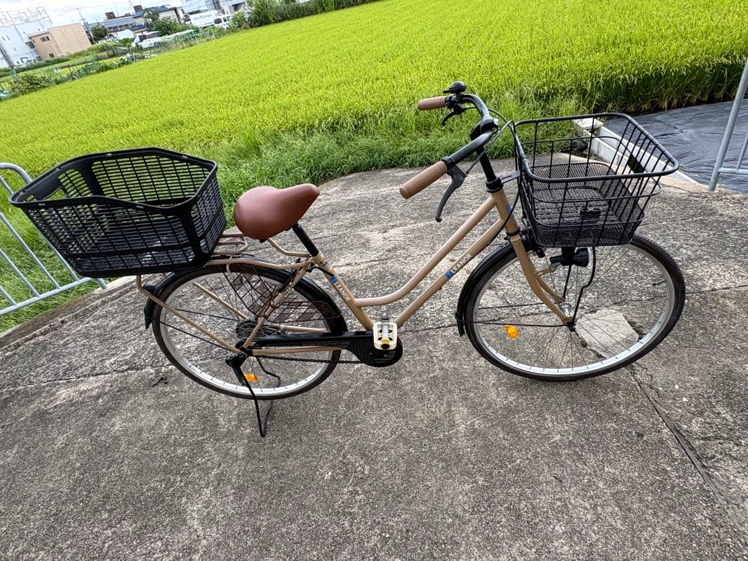 ツインバスケット・お買い物仕様ママチャリ(26㌅)近隣配達します！お引き取りOK