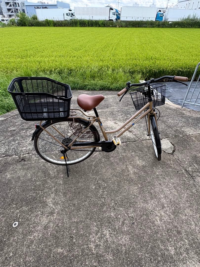 ツインバスケット・お買い物仕様ママチャリ(26㌅)近隣配達します！お引き取りOK