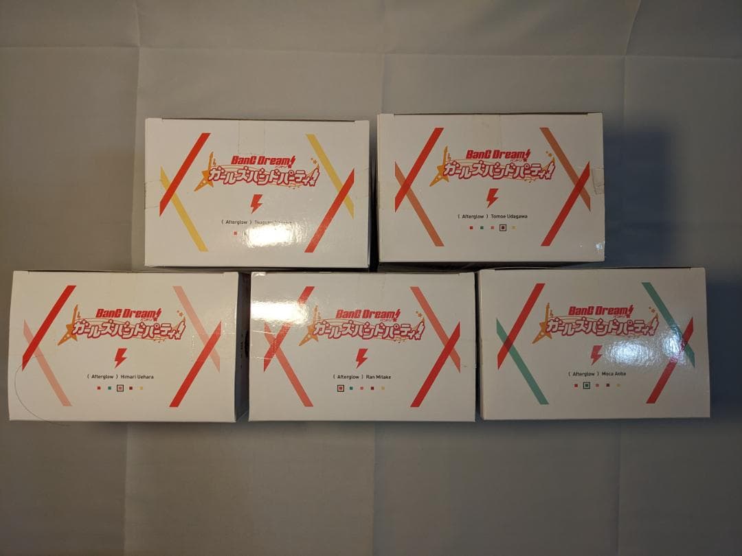 バンドリ！ AfterGlow 制服 フィギュア5体コンプセット 未使用 未開封