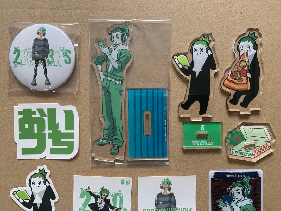 2BRO. おついち セット まとめ売り アクスタ 缶バッジ ステッカー カード